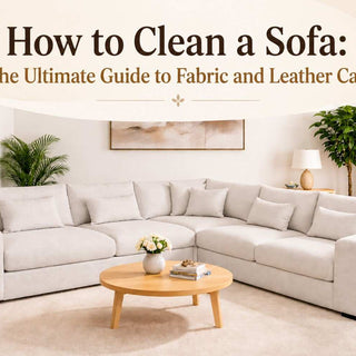 How to Clean a Sofa The Ultimate Guide to Fabric and Leather Care