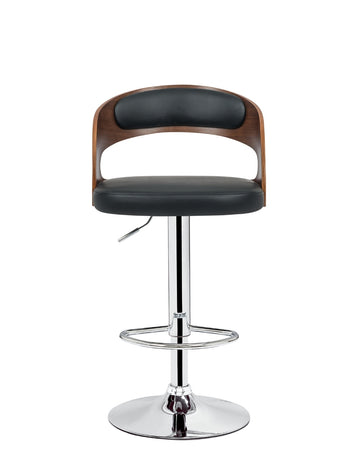 N888 Black PU Leather Bar Stool