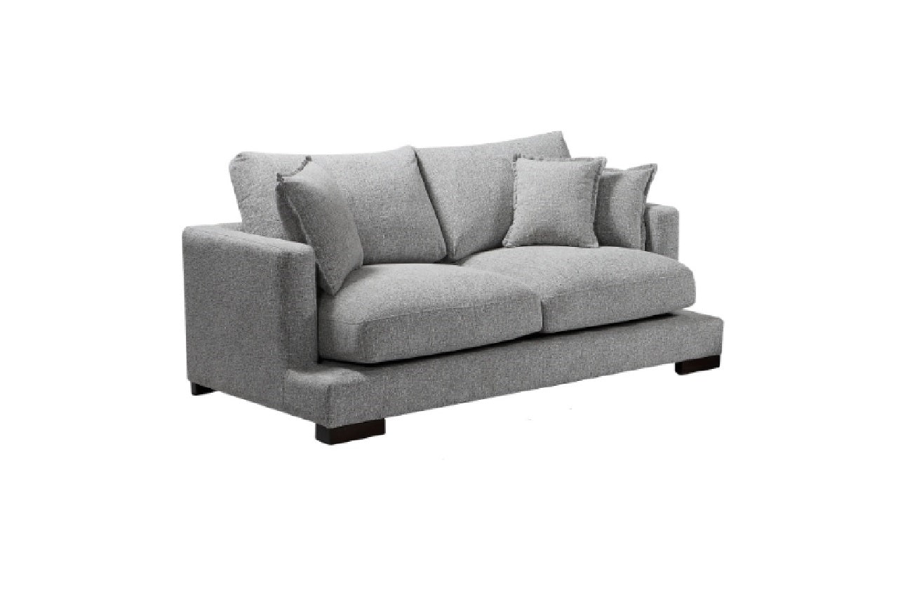 Claire Two Seater Beige Color Feather Sofa