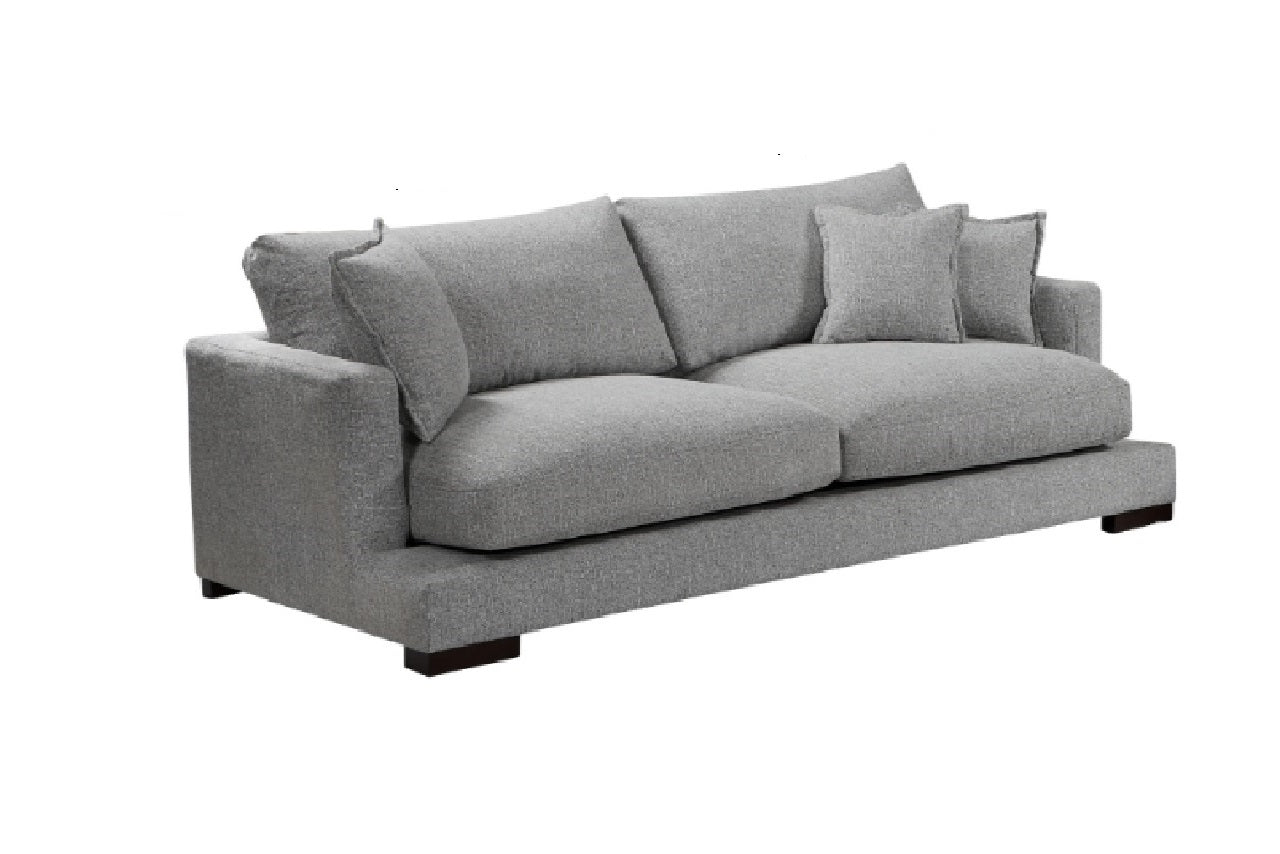 Claire Three Seater Beige Color Feather Sofa