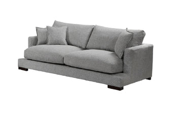 Claire Three Seater Beige Color Feather Sofa