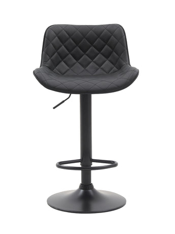 N704 Black PU Leather Bar Stool