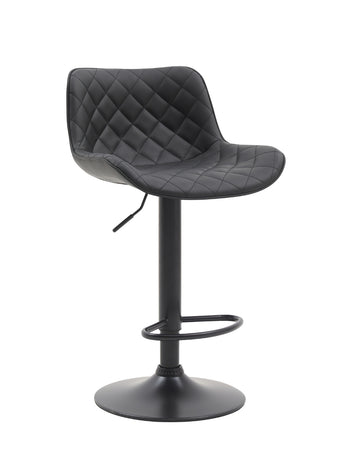 N704 Black PU Leather Bar Stool