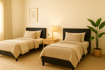 6107 PU Leather Bed Frame