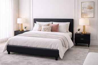 6107 PU Leather Bed Frame