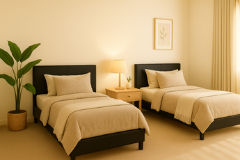 6107 PU Leather Bed Frame