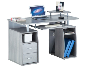 TETRA MDF STUDY TABLE 1200 SILVER GREY