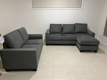 96106 3 Seater L Shape Couch