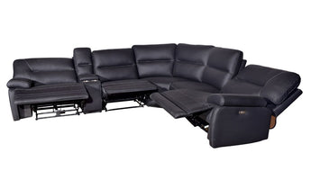 LIMIT STOCK --- #66010 Five Seater Electric Recliner (Widened Lengthened Seat)