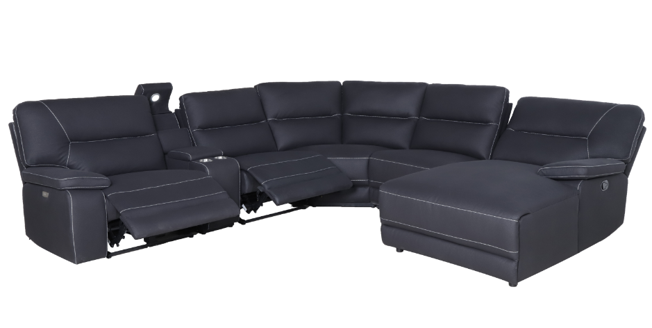 Model No. 66018 Five Seater Electric Recliner (Widened Lengthened Seat)