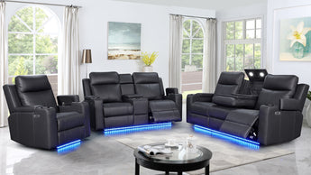 Kino 3S+2S+1S Electric Dual Motors Fabric Recliner