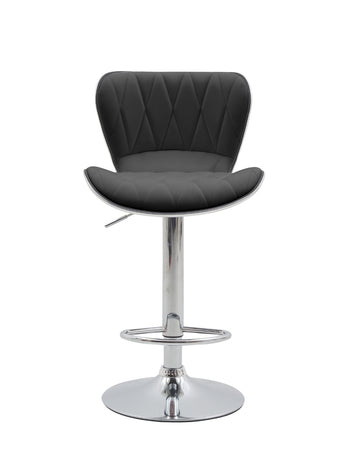 N4045 Black PU Leather Bar Stool
