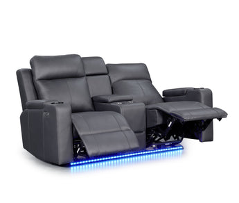 Kino Two Seater Electric Dual Motor Fabric Recliner