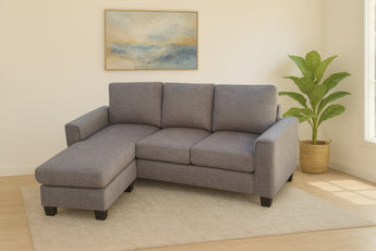 96106 3 Seater L Shape Couch