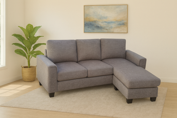 96106 3 Seater L Shape Couch