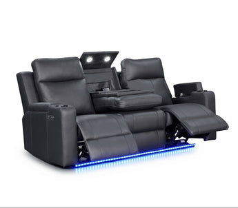 Kino Three Seater Electric Dual Motor Fabric Recliner