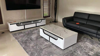 Tiffany Marble TV Unit