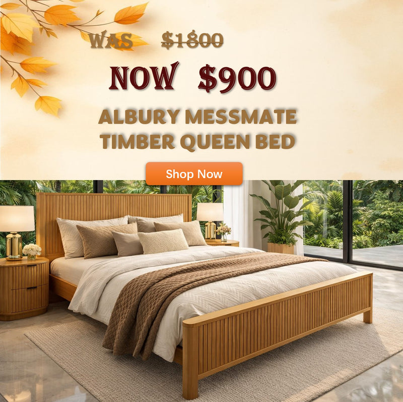 Albury Messmate Timber Queen Bed