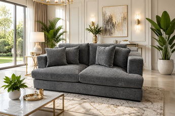 Cameron Feather 2 Seater Sofa – Premium Deep-Seated Modern Fabric Lounge