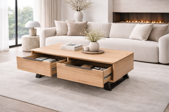 Menton Messmate Timber Veneer Coffee Table