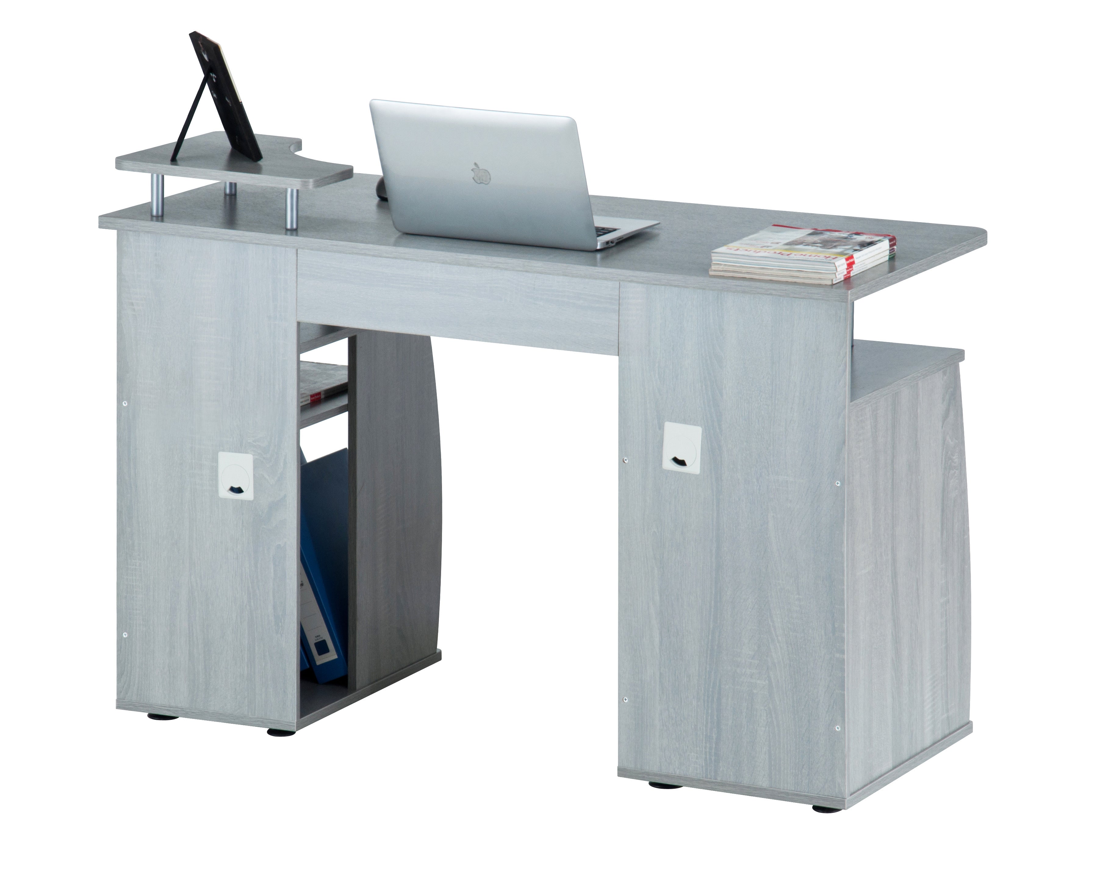 Mdf Study Table TETRA MDF STUDY TABLE 1200 SILVER GREY | Total Direct Furniture
