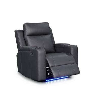 Kino Single Seater Electric Dual Motor Fabric Recliner Lounge Sofa