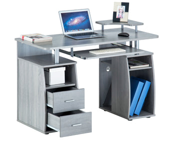 TETRA MDF STUDY TABLE 1200 SILVER GREY