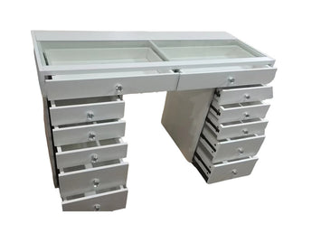 MURPHY 12 DRAWERS MAKE UP TABLE