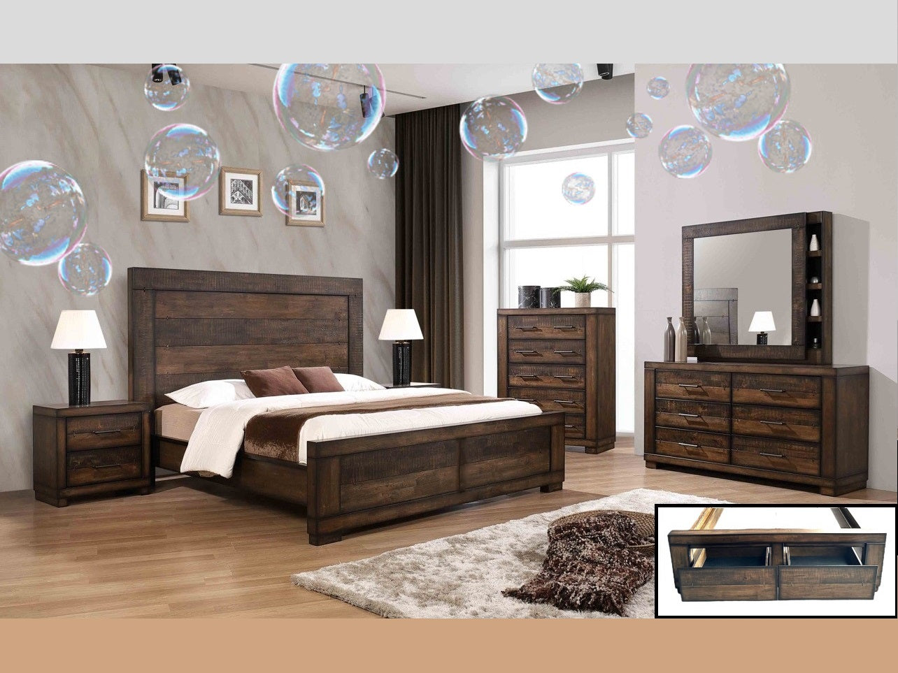 Wallace Timber Bedroom Collection