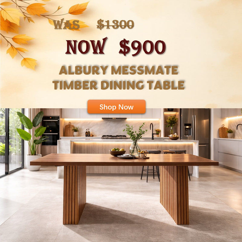 Albury Messmate Timber Table 180cm