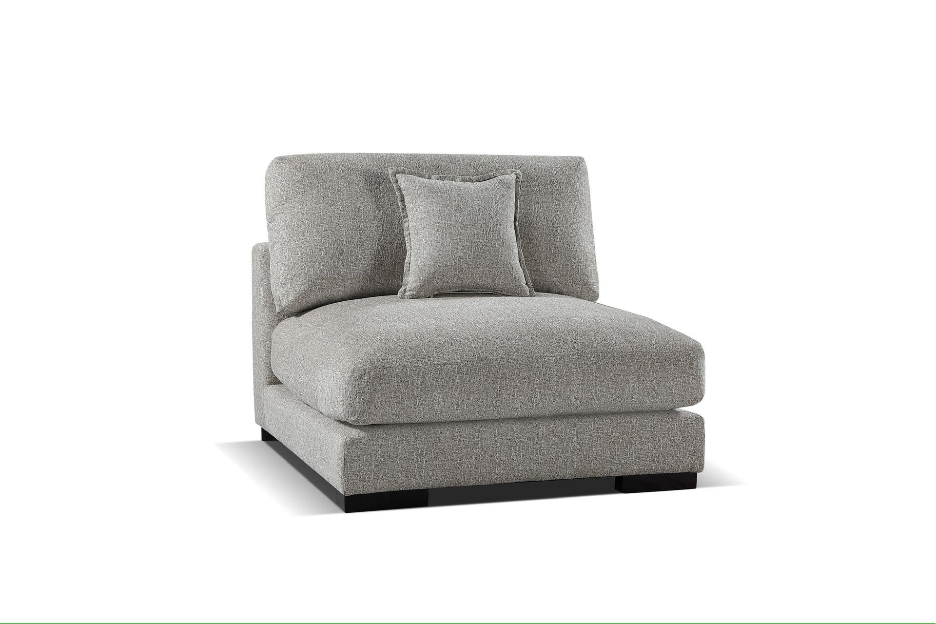 Claire Bark Light Color Armless Chair