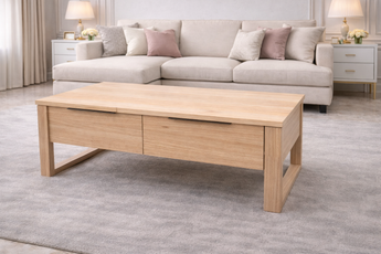 Brighton Light Oak Vic Ash Timber Coffee Table