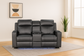Kino 2 Seater Electric Dual Motor Fabric Recliner