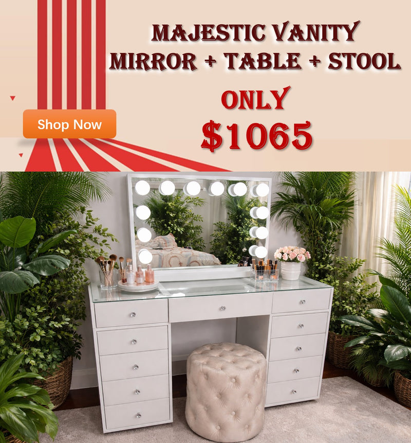 Majestic Vanity Set and Stool