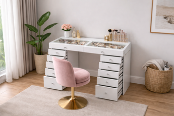 MURPHY 12 DRAWERS MAKE UP TABLE