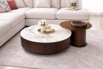 Regent Brown Sintered Stone Top Coffee Table