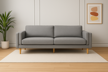 Stella 2.5-Seater Light Grey Sofa