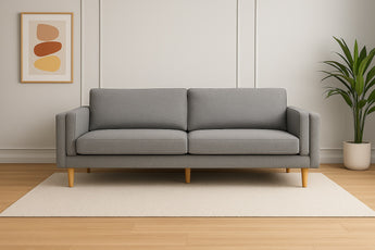 Stella 2.5-Seater Light Grey Sofa