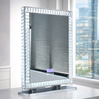 XL DIAMOND 60x80 TALL VANITY MIRROR WITH 3 COLOR LIGHT WITH BLUETOOTH SPEAKER